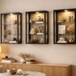 display case on wall