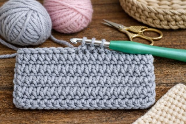 half treble crochet uk