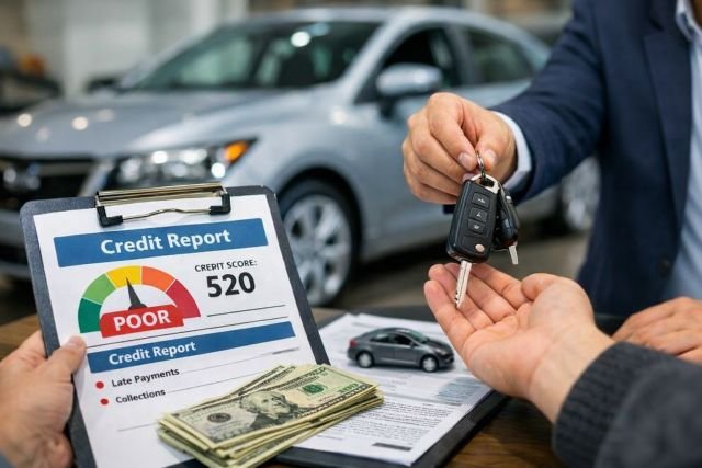 lease a car with bad credit