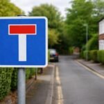 no through road sign uk