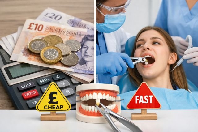 wisdom tooth removal cost uk