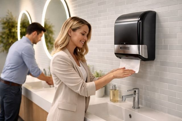 automatic paper towel dispenser