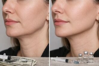 chin filler before after