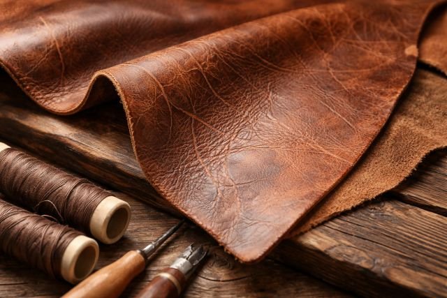 growth marks in leather