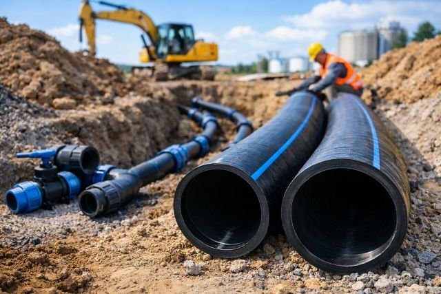 medium density polyethylene pipe