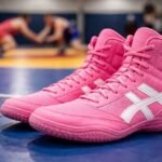 pink wrestling shoes