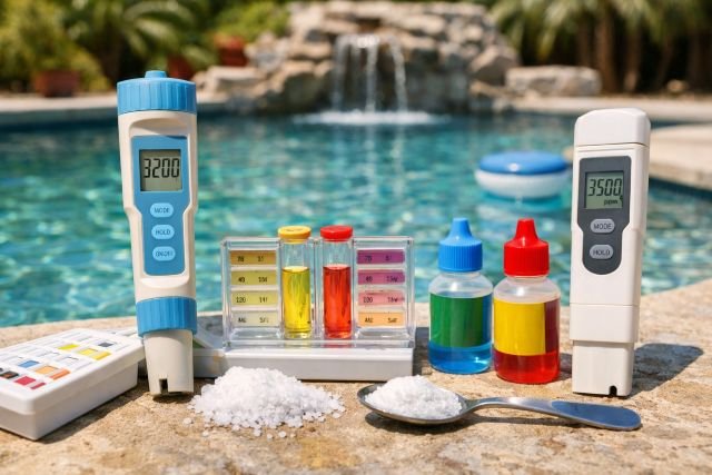 pool test kit for saltwater pool
