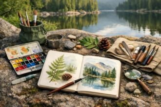 watercolor nature studies kit